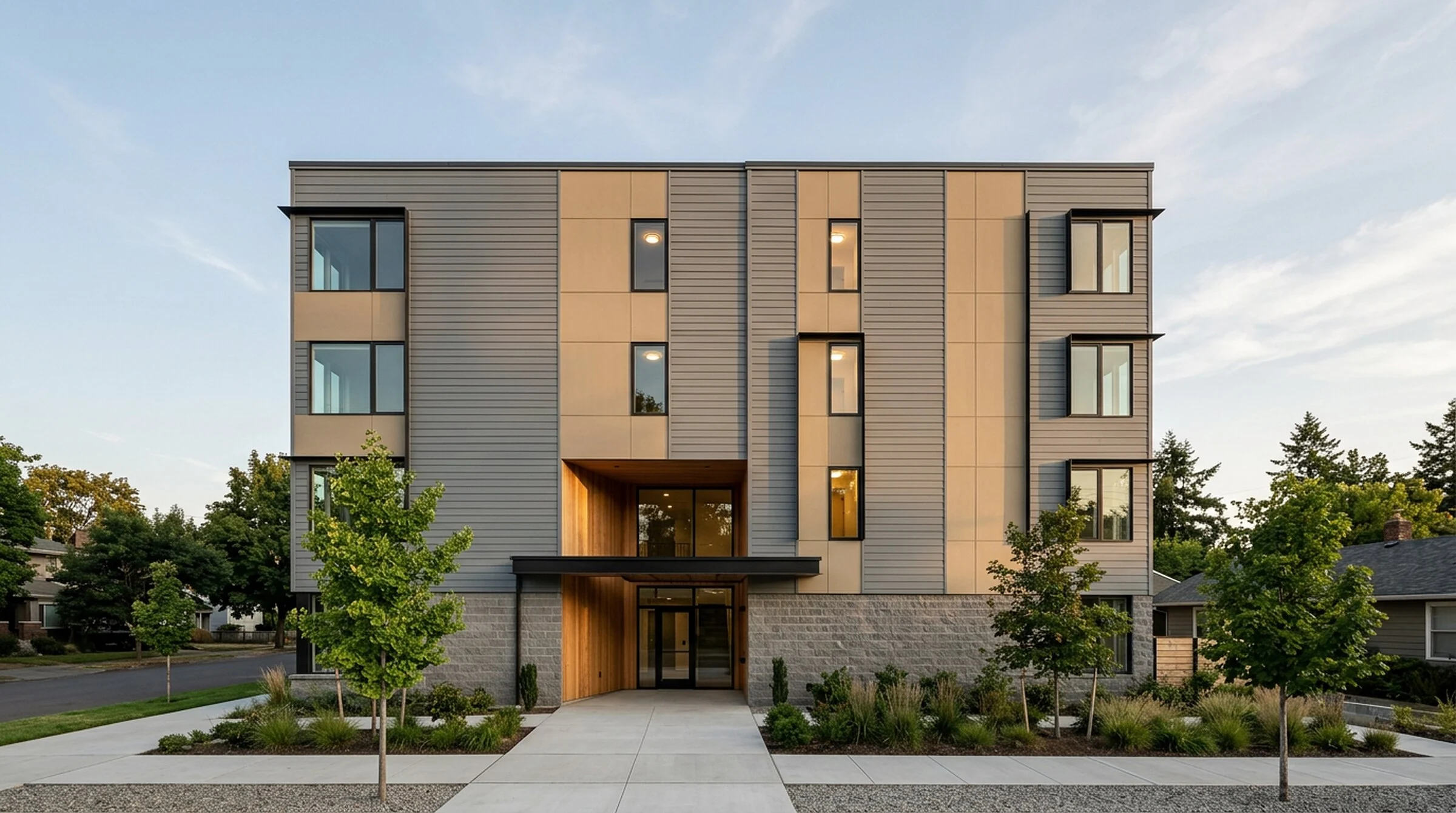 Commercial & Multi-Family Cladding installation
